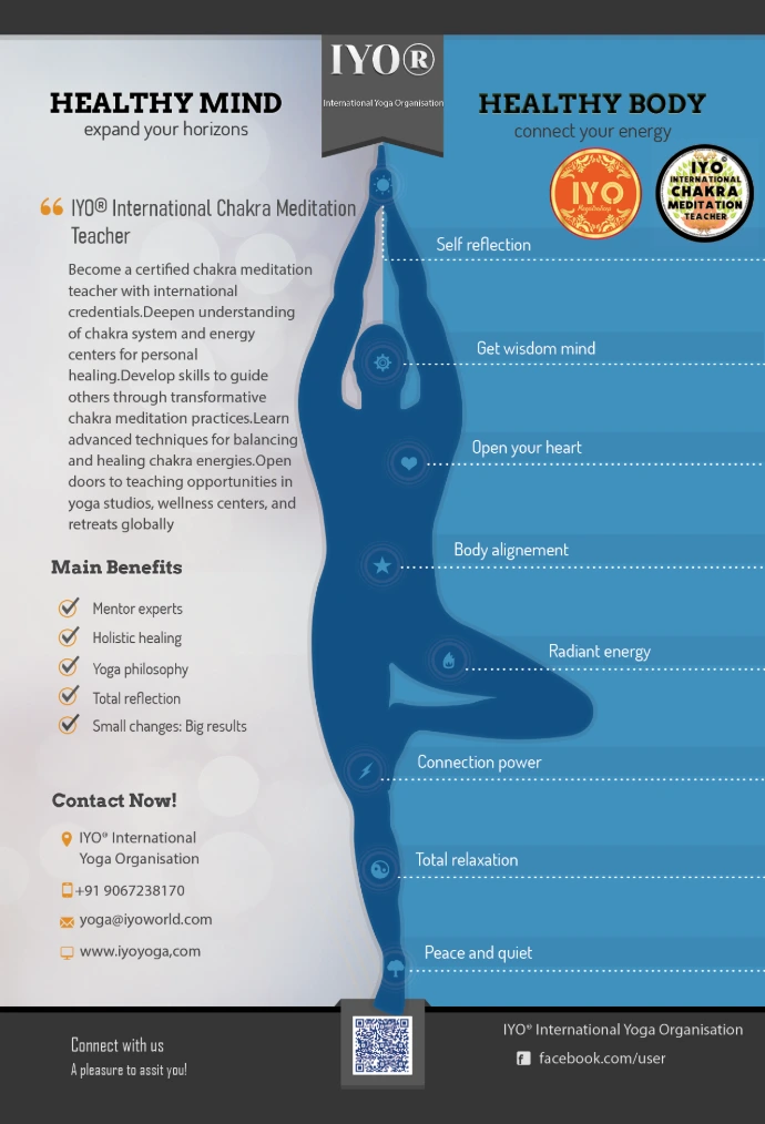 IYO Chakra Meditation Teacher Certification - 50 Hours