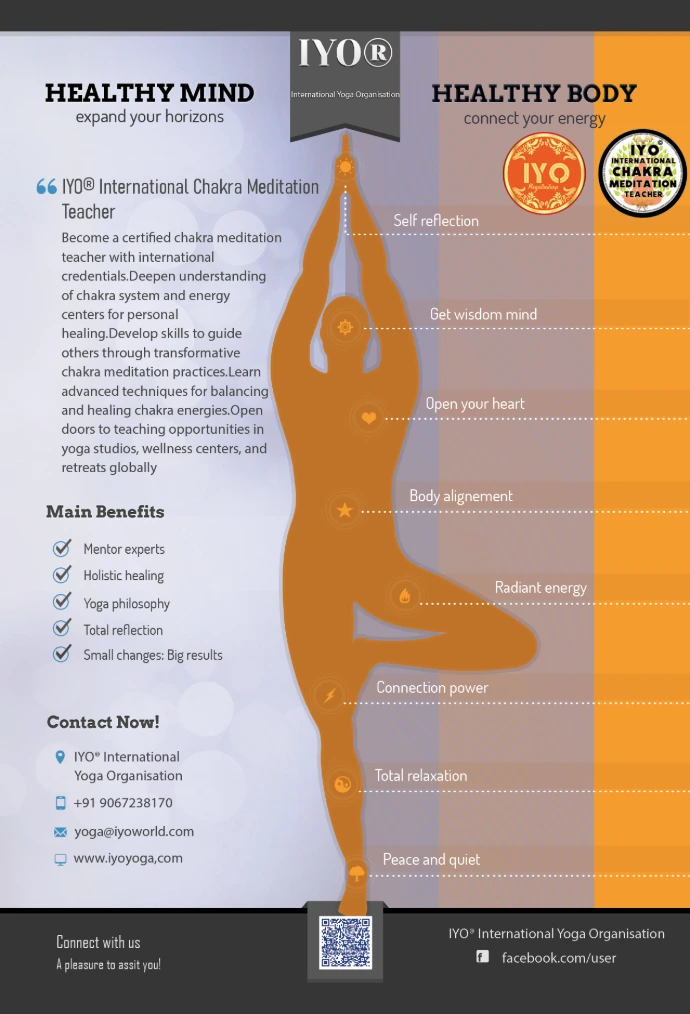 IYO Chakra Meditation Teacher Certification - 50 Hours