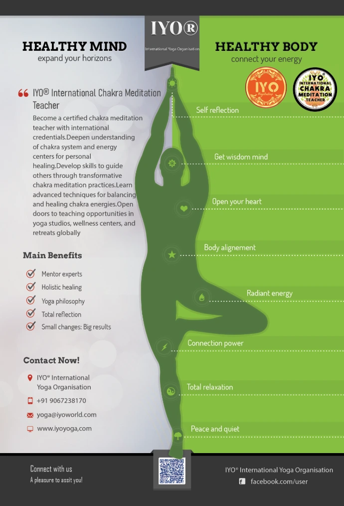 IYO Chakra Meditation Teacher Certification - 50 Hours