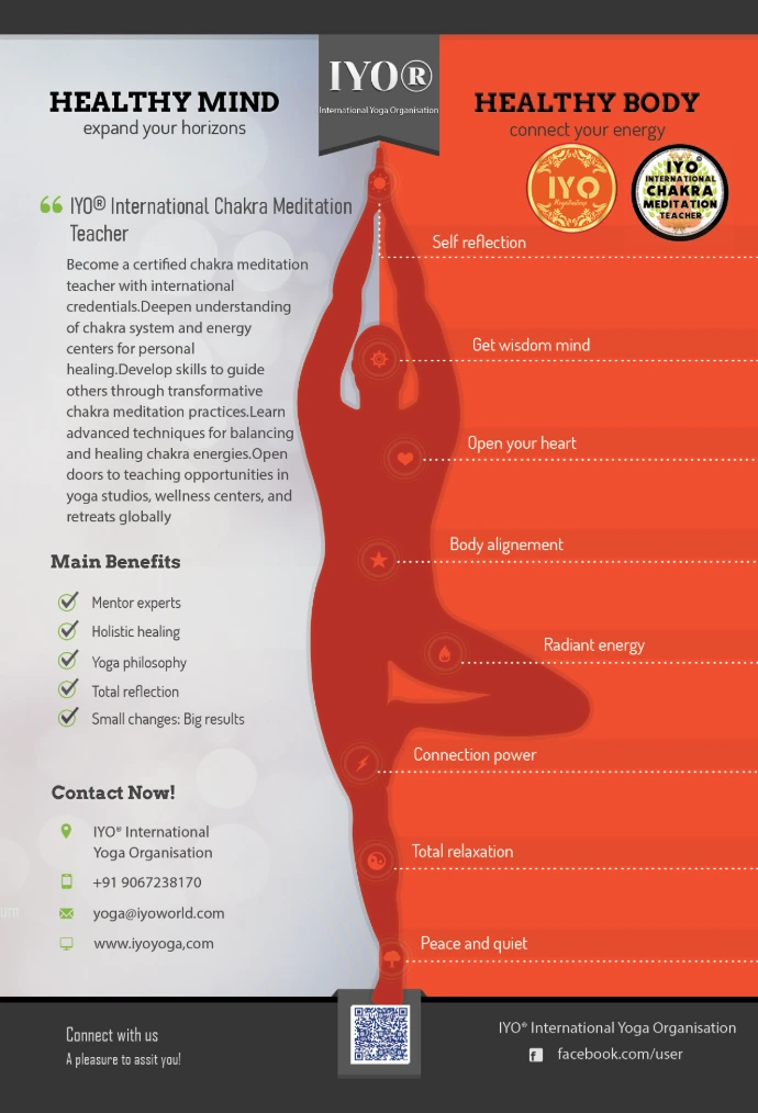 IYO Chakra Meditation Teacher Certification - 50 Hours